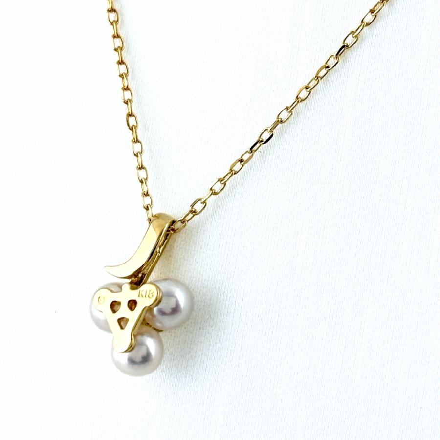 MIKIMOTO（ミキモト） パール デザインネックレス YG イエローゴールド