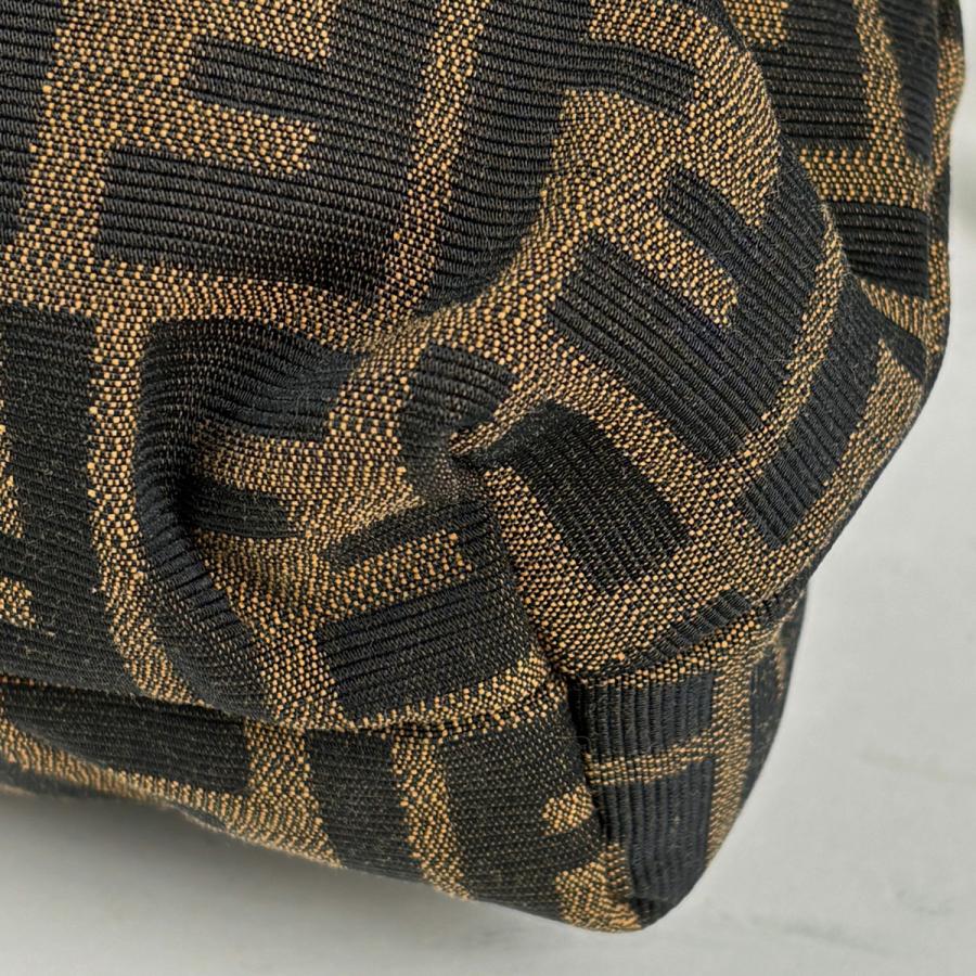 フェンディ FENDI ズッカ柄 ショルダーバッグ ハンドバッグ キャンバス ブラウン 8BR436 中古_2