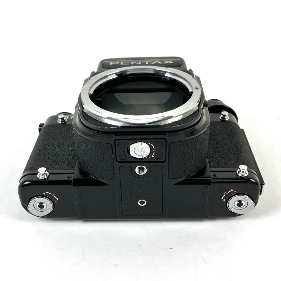 ペンタックス PENTAX 67 ボディ TTLファインダー ウッドグリップ付 中