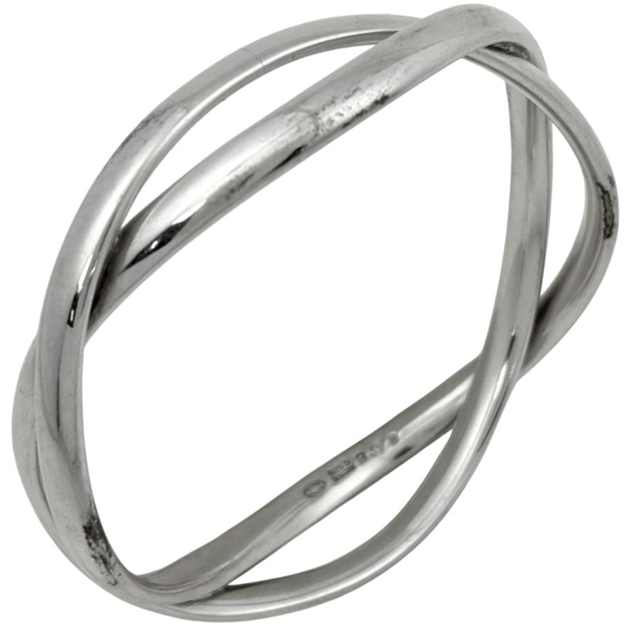 ジョージジェンセン Georg Jensen ツイスト バングル シルバー925 