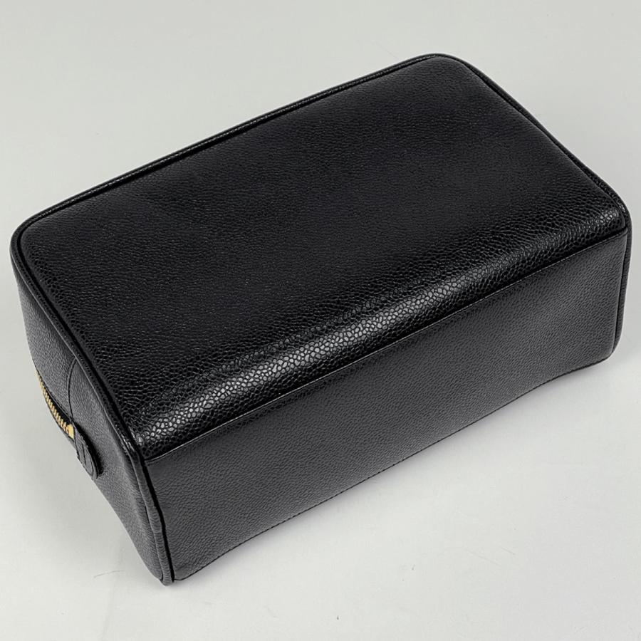 CHANEL（シャネル） ココマーク ポーチ 化粧ポーチ キャビアスキン