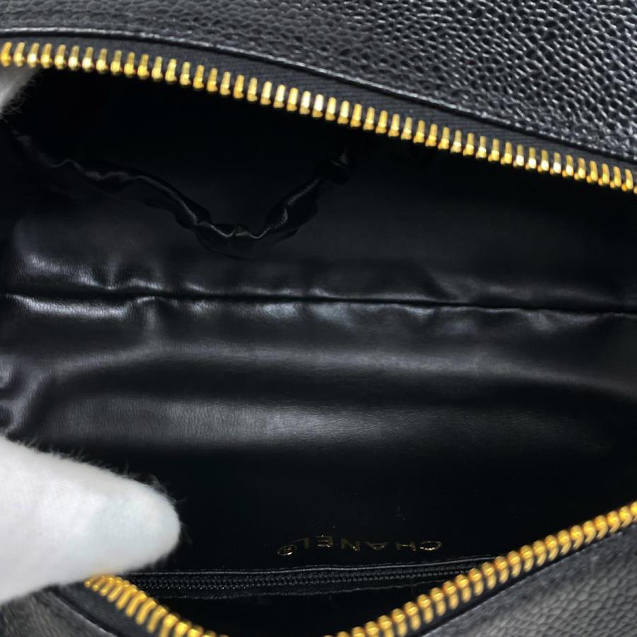 CHANEL（シャネル） ココマーク ポーチ 化粧ポーチ キャビアスキン