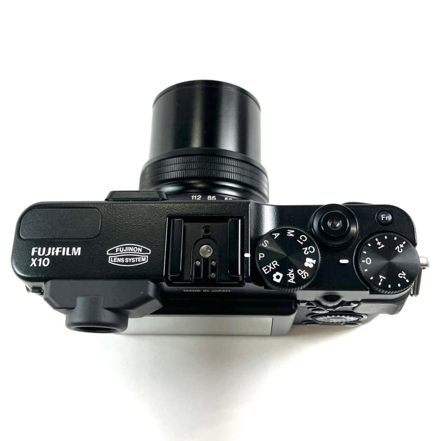 富士フイルム FUJIFILM X10 ブラック コンパクトデジタルカメラ 中古