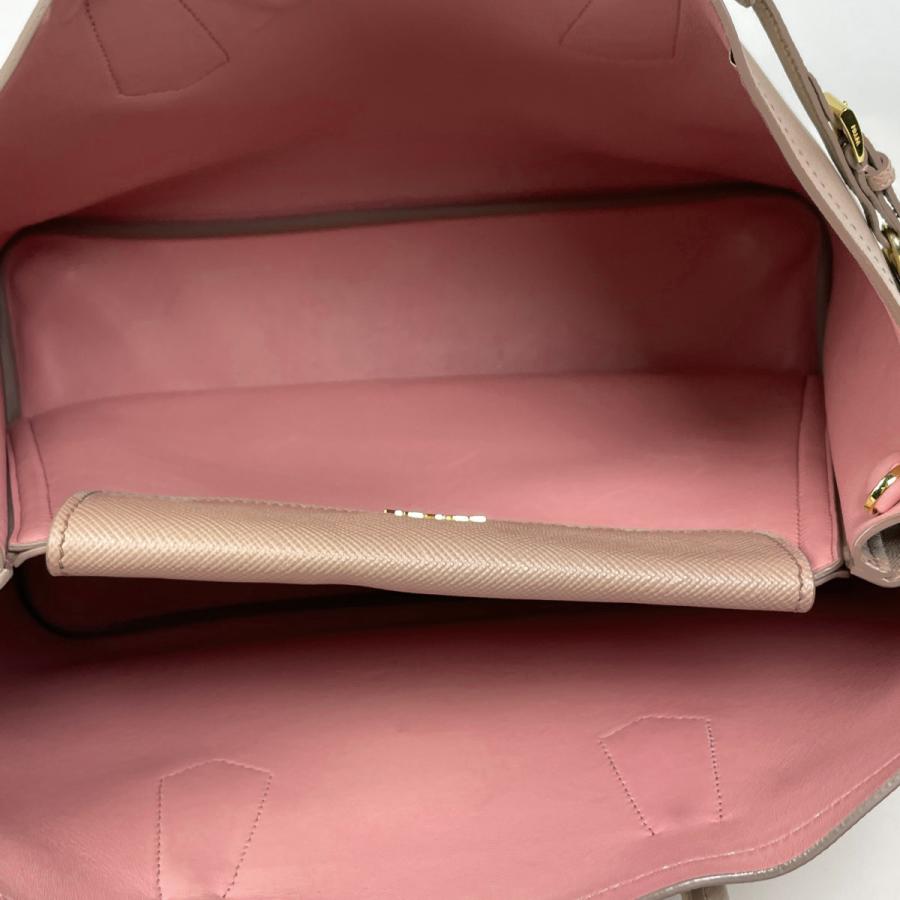 PRADA サフィアーノ 2WAYハンドバッグ ショルダーバッグ ピンク 