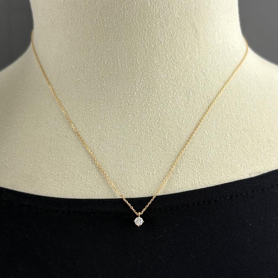 STAR JEWELRY（スタージュエリー） メレダイヤ ネックレス YG イエロー 