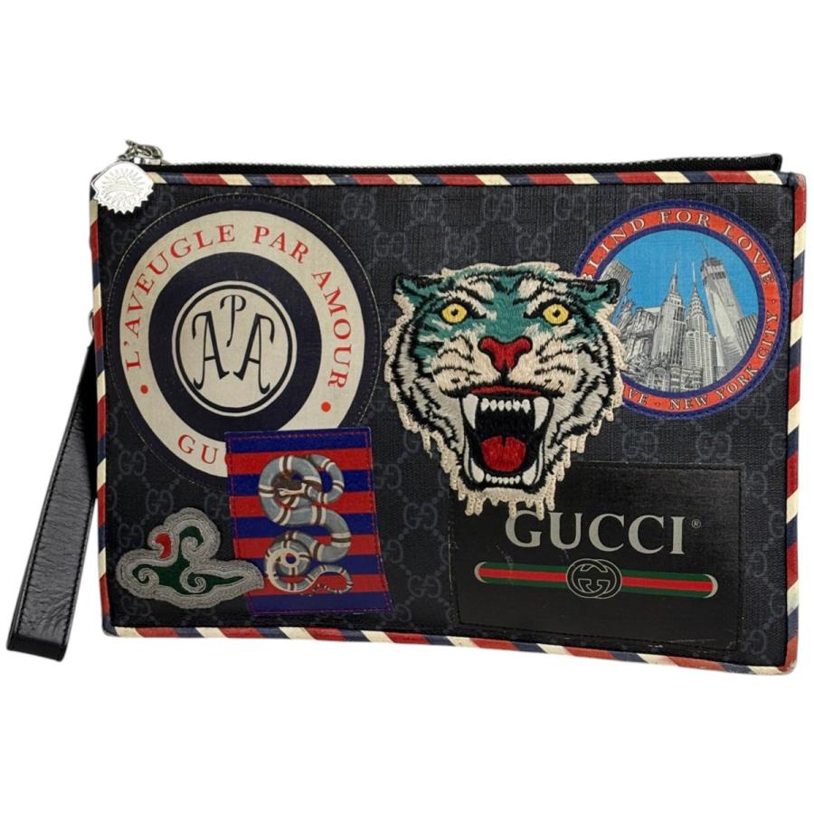 GUCCI（グッチ） GUCCI GG柄 セカンドバッグ GGスプリーム ナイト 