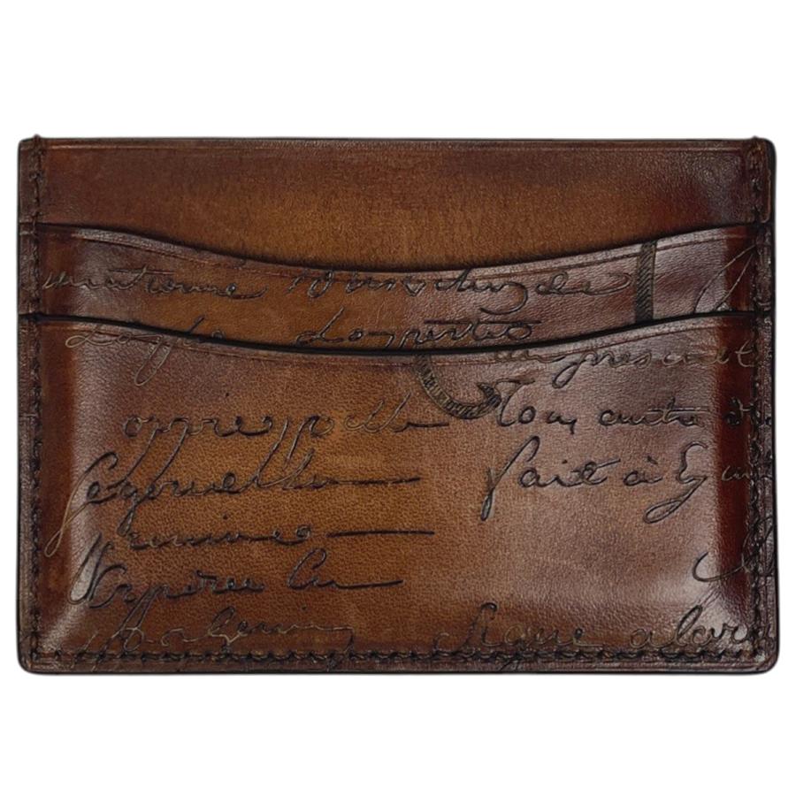 Berluti（ベルルッティ） ロゴ カードケース カリグラフィー カード