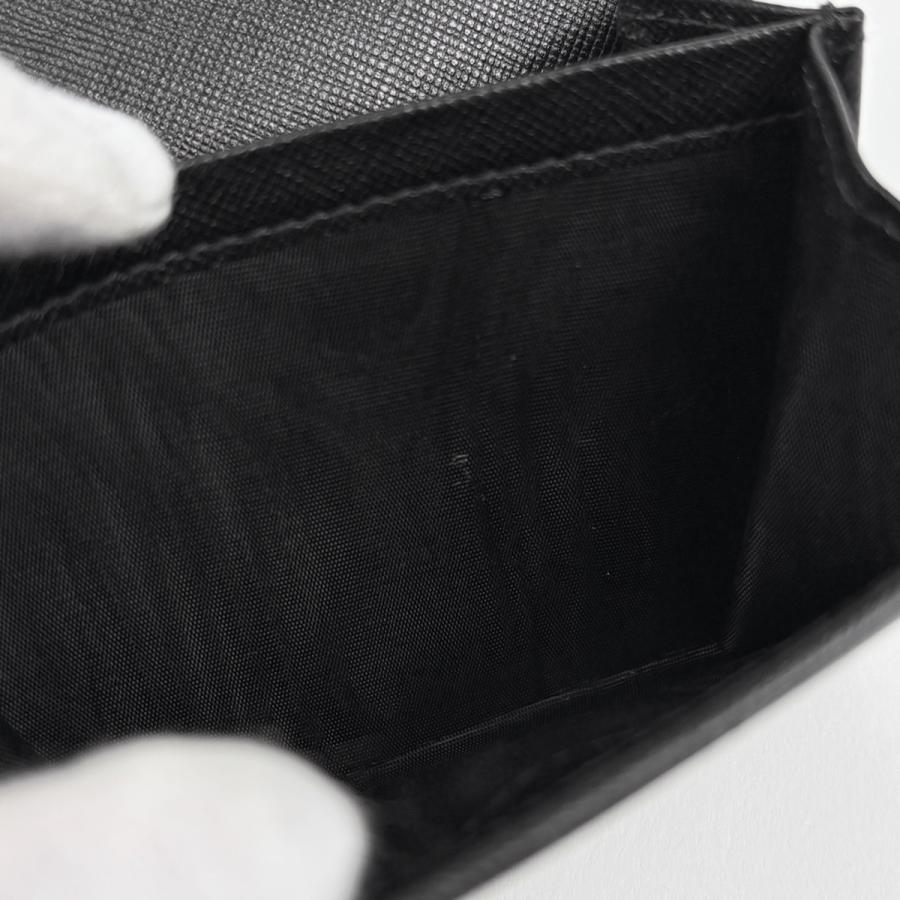 PRADA（プラダ） ロゴプレート 二つ折り 財布 コインケース カード