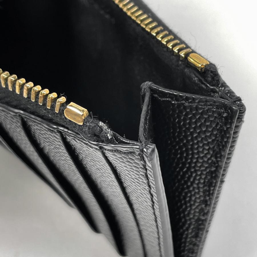 サンローラン･パリ モノグラム フラグメント ジップカードケース  607915【Aランク】【中古】 SAINT LAURENT サンローラン モノグラム フラグメント ジップカード