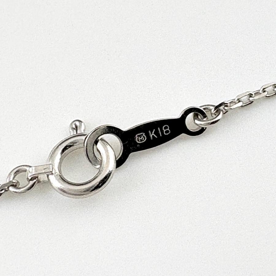 ミキモト MIKIMOTO メレダイヤ ネックレス ペンダント ネックレス K18 ダイヤモンド レディース 中古_5