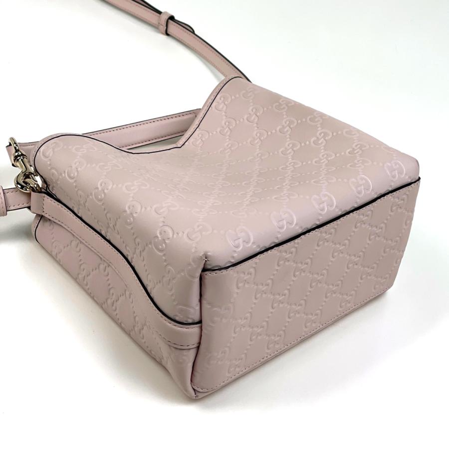 GUCCI（グッチ） スモール バケットバッグ GGエンブレム 2WAY