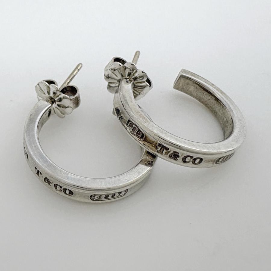 TIFFANY&Co.（ティファニー） ナロー フープ ピアス 1837 シルバー925