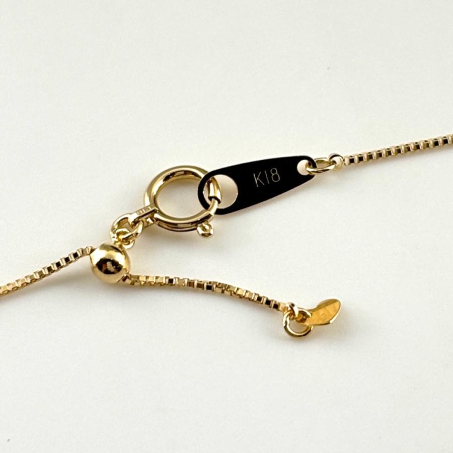 メレダイヤ デザインネックレス YG イエローゴールド ペンダント ネックレス K18 ダイヤモンド レディース 中古