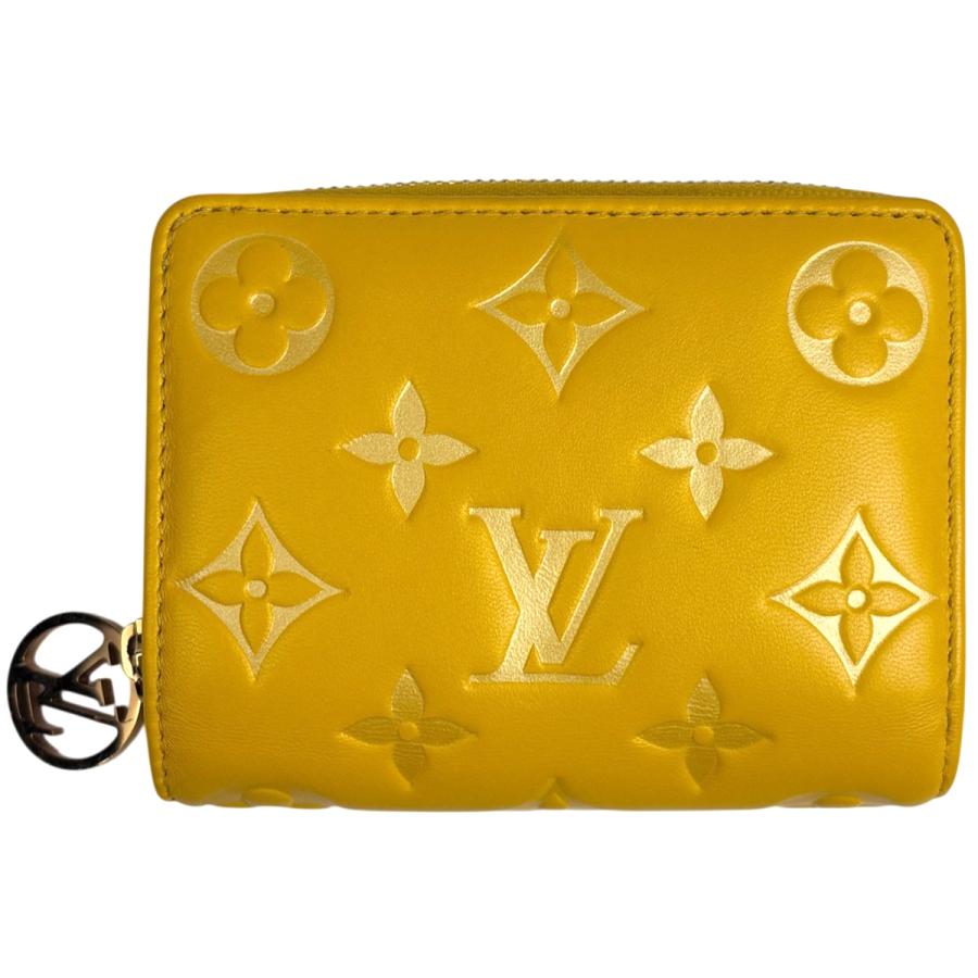 ま*い様 ルイヴィトン ポルトフォイユ ルー クッサン 財布 イエロー LOUIS VUITTON（ルイ・ヴィトン） ポルトフォイユルー クッサン