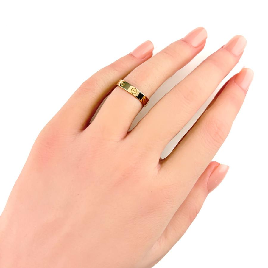 Cartier（カルティエ） ミニ ラブ リング PG ピンクゴールド 指輪