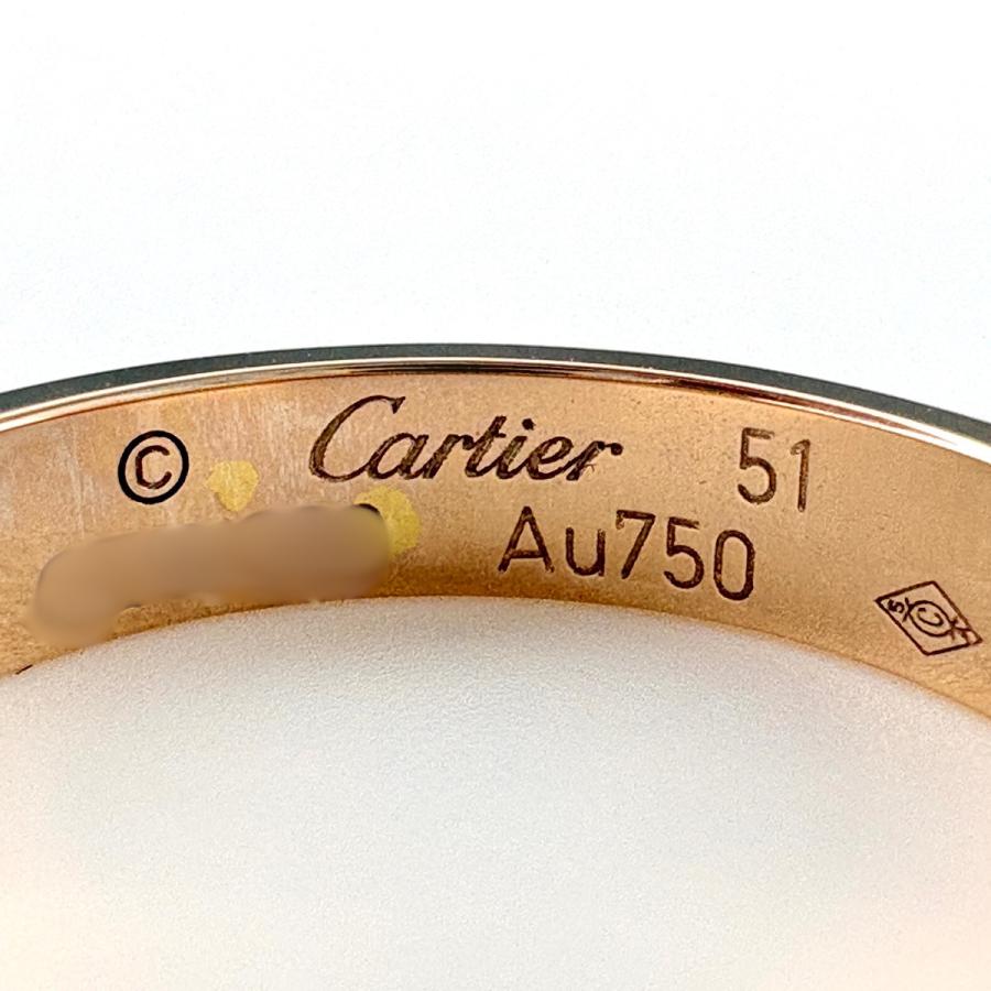 Cartier（カルティエ） ミニ ラブ リング PG ピンクゴールド 指輪