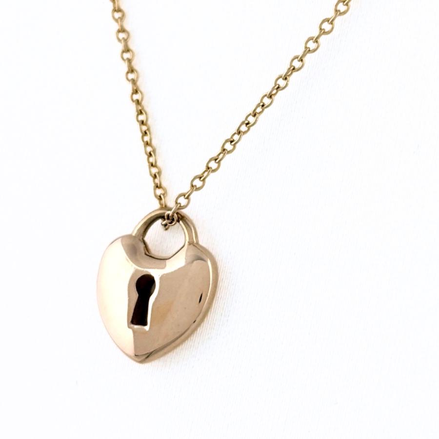TIFFANY&Co.（ティファニー） ハートロック ネックレス PG ピンク