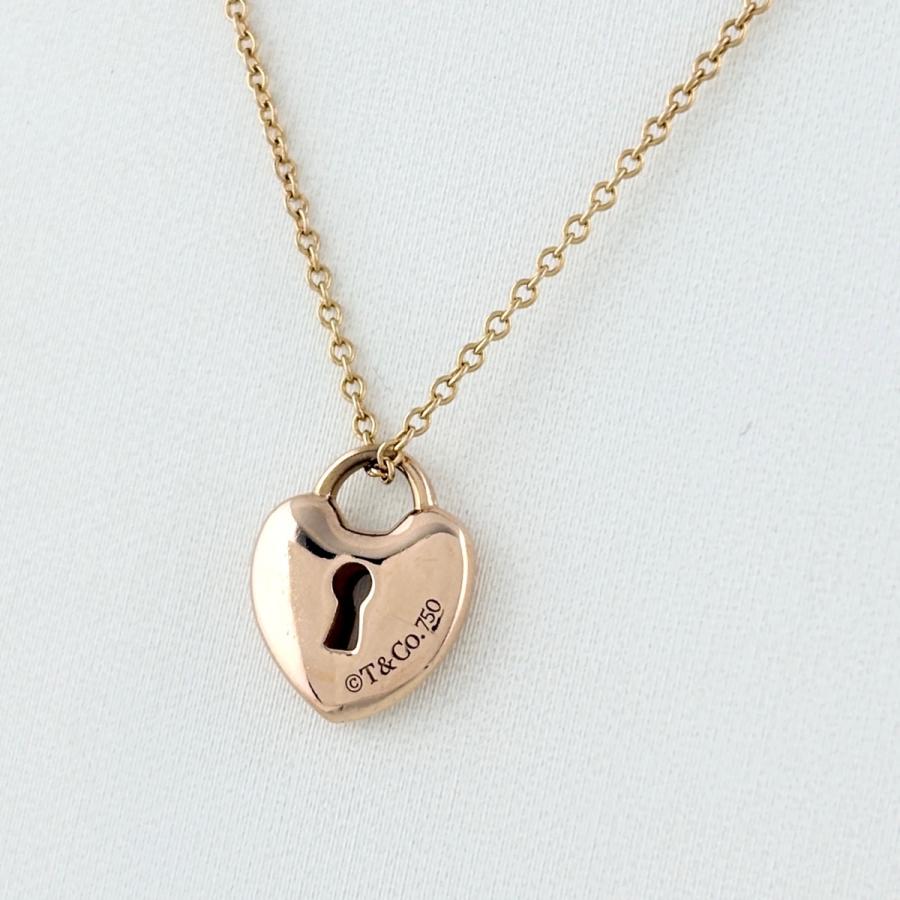 TIFFANY&Co.（ティファニー） ハートロック ネックレス PG ピンク