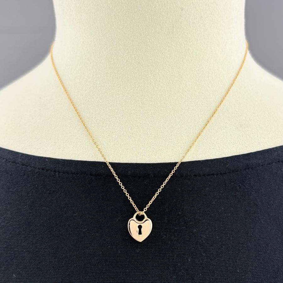 TIFFANY&Co.（ティファニー） ハートロック ネックレス PG ピンク