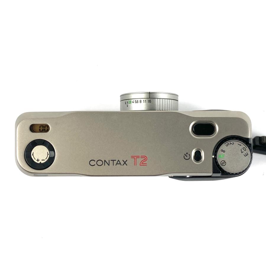 コンタックス CONTAX T2 チタンシルバー フィルム コンパクトカメラ