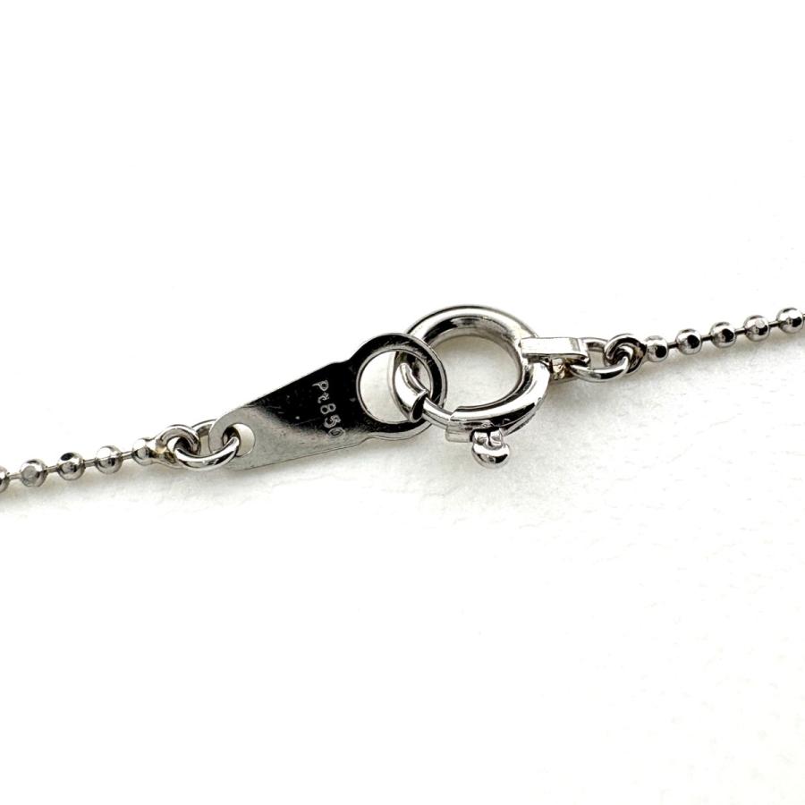 メレダイヤ デザインネックレス プラチナ ペンダント ネックレス Pt900 Pt850 ダイヤモンド レディース 中古_4