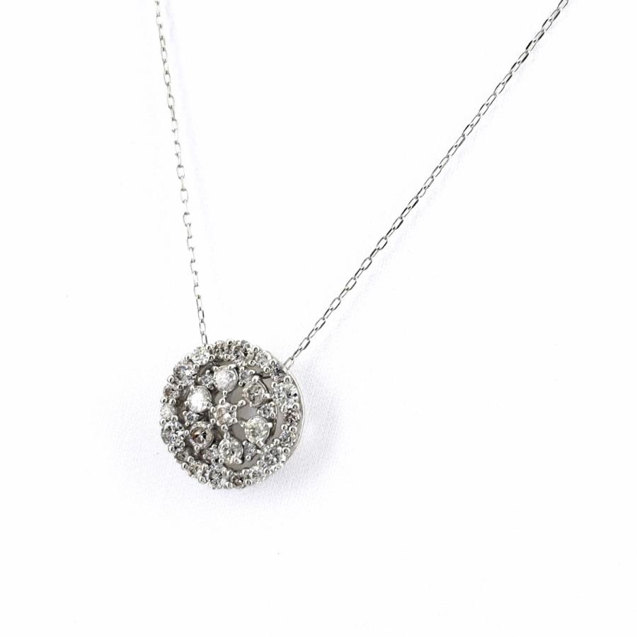 メレダイヤ ネックレス Pt900 Pt850 ダイヤモンド メレダイヤ デザインネックレス プラチナ ペンダント ネックレス Pt900