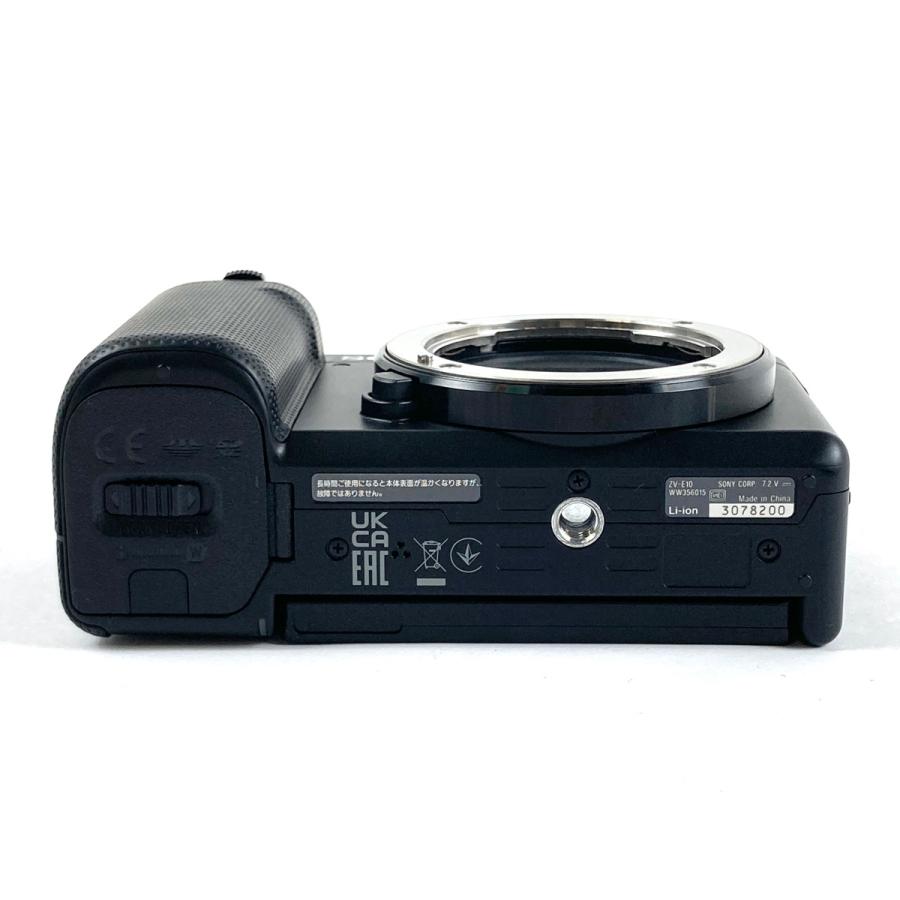 ソニー SONY VLOGCAM ZV-E10L パワーズームレンズキット ブラック デジタル ミラーレス 一眼カメラ 中古の画像