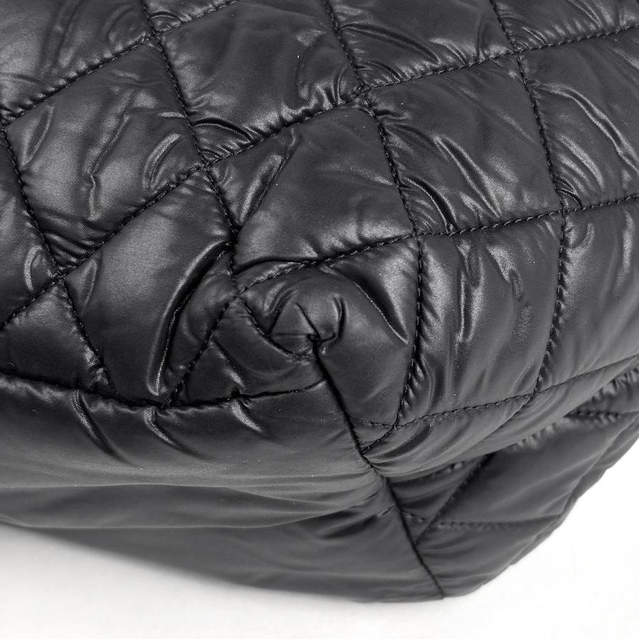 シャネル CHANEL コココクーン スモール トートバッグ ココマーク ハンドバッグ トートバッグ ナイロン ブラック A48610 レディース 中古の画像