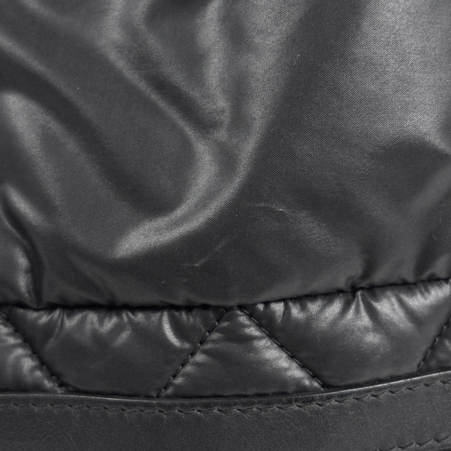 シャネル CHANEL コココクーン スモール トートバッグ ココマーク ハンドバッグ トートバッグ ナイロン ブラック A48610 レディース 中古の画像