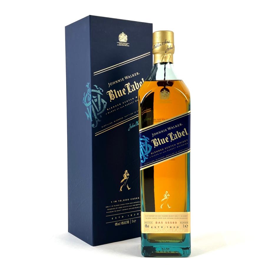 未開封品　 15年 ウイスキー　ブルーラベル　古酒 ジョニーウォーカー JOHNNIE WALKER ブルーラベル 1000ml スコッチ