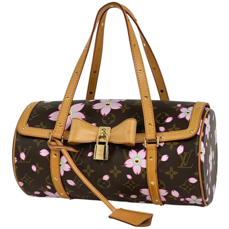 早い者勝ち‼️ルイヴィトン モノグラム パピヨン ハンドバッグ 正規品 LOUIS VUITTON（ルイ・ヴィトン） パピヨン リボン 桜 村上隆