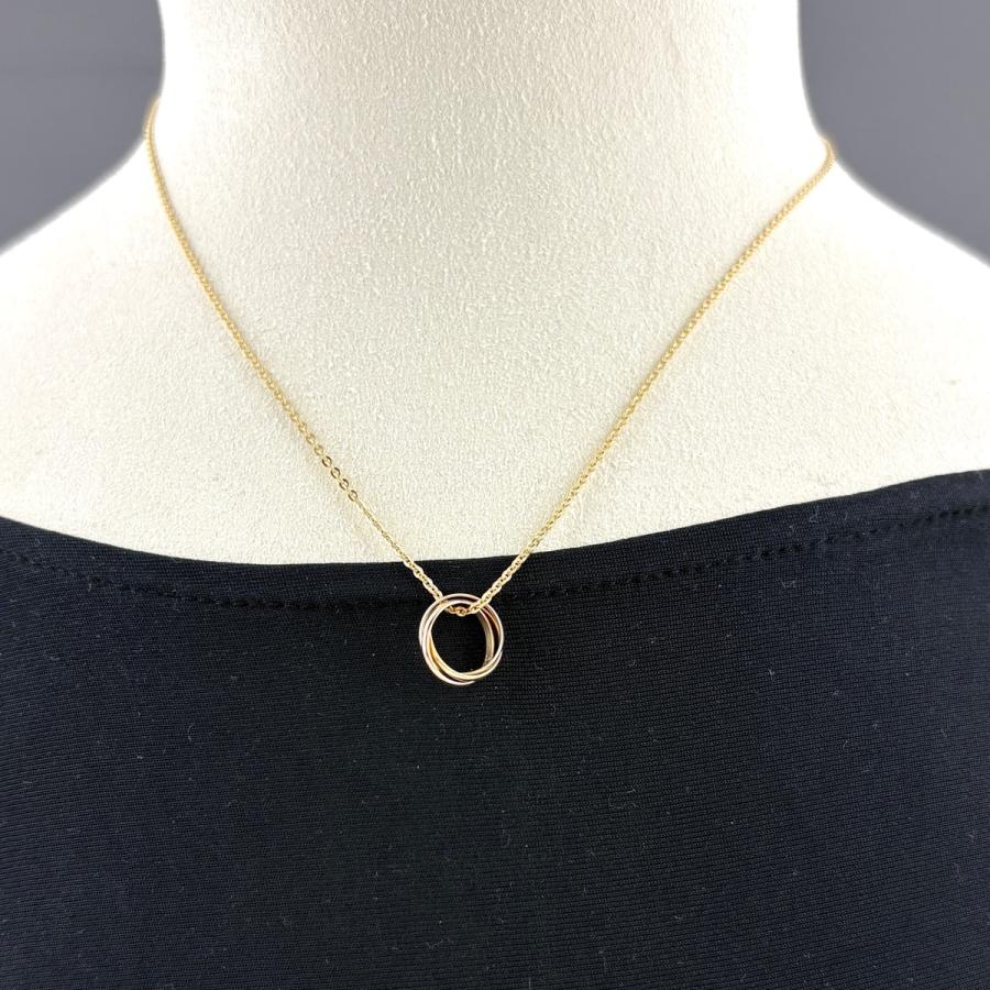 Cartier（カルティエ） ベビー トリニティ ネックレス YG イエロー 