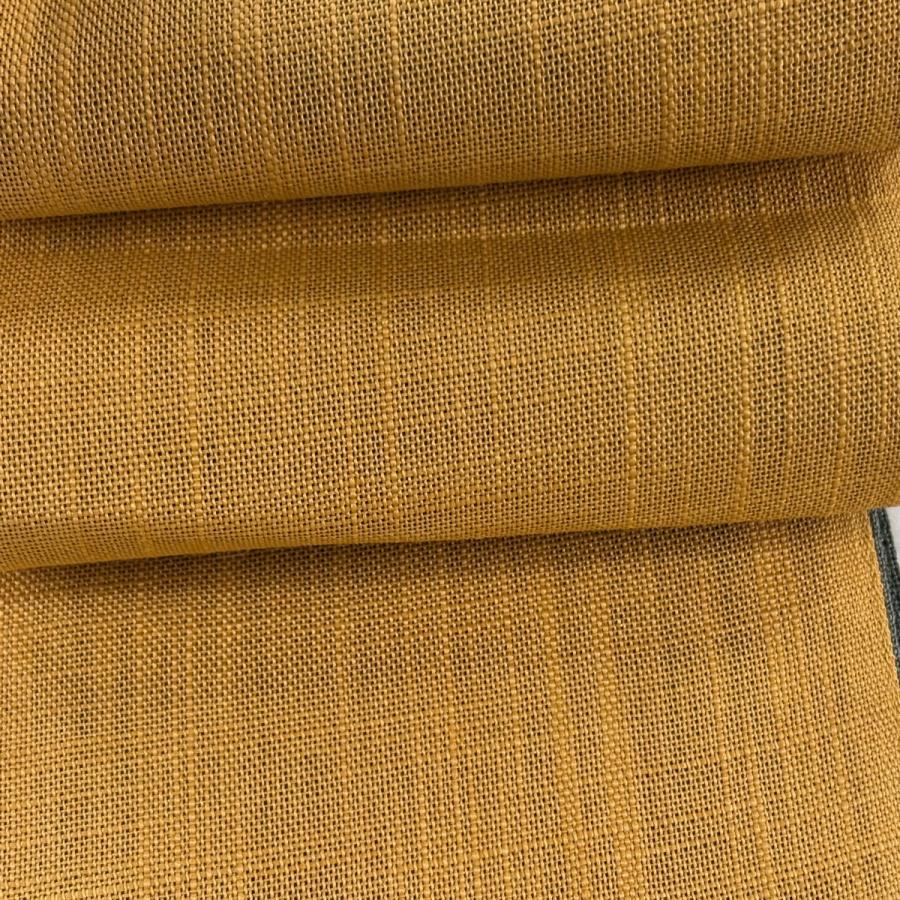 半幅帯 優品 夏帯 落款有 コシノジュンコ オレンジ 麻 中古 : リユース
