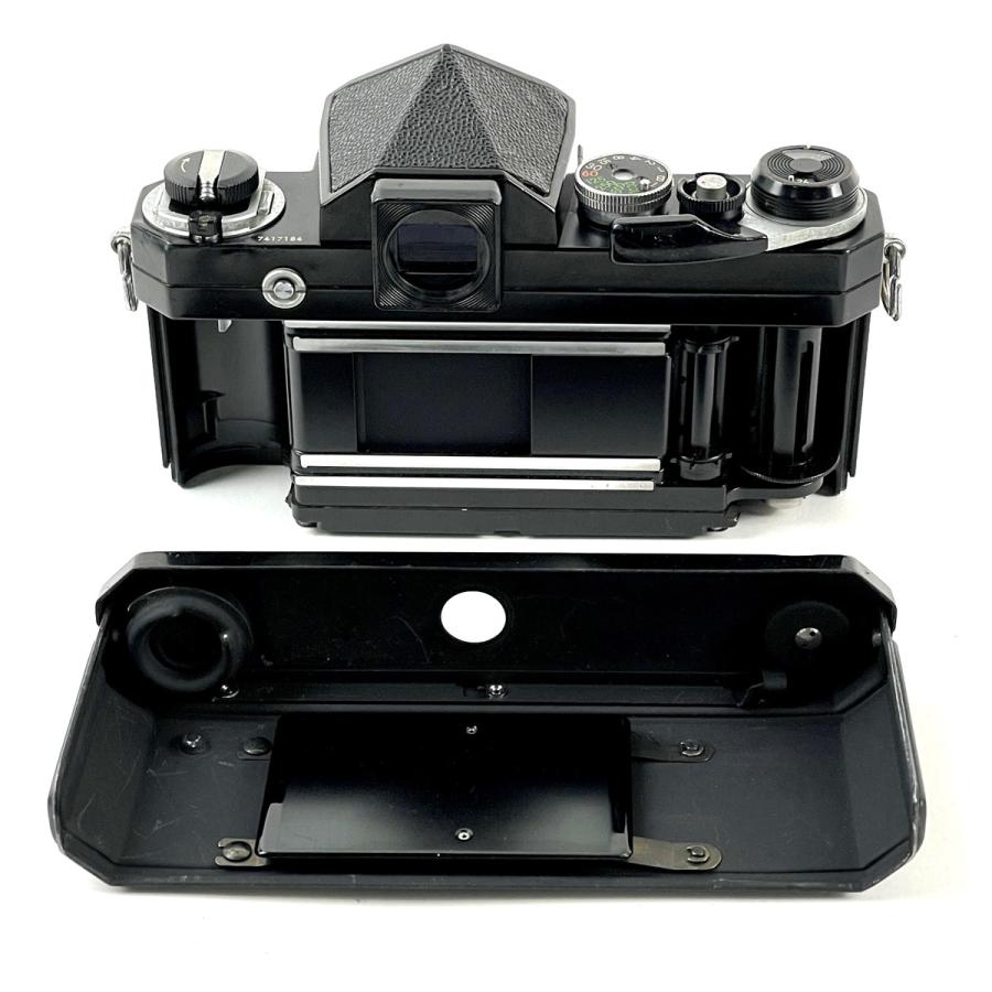 ニコン Nikon F アイレベル ブラック ボディ フィルム マニュアルフォーカス 一眼レフカメラ 中古の画像