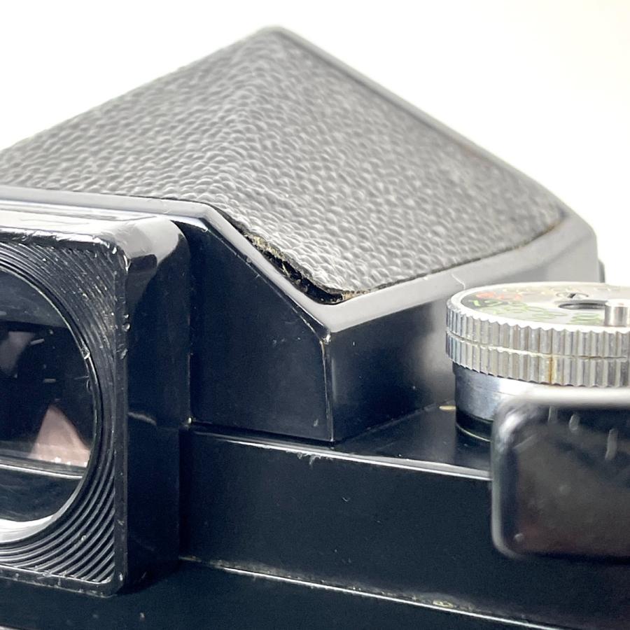 ニコン Nikon F アイレベル ブラック ボディ フィルム マニュアルフォーカス 一眼レフカメラ 中古の画像