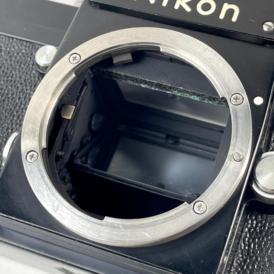 ニコン Nikon F アイレベル ブラック ボディ フィルム マニュアルフォーカス 一眼レフカメラ 中古の画像