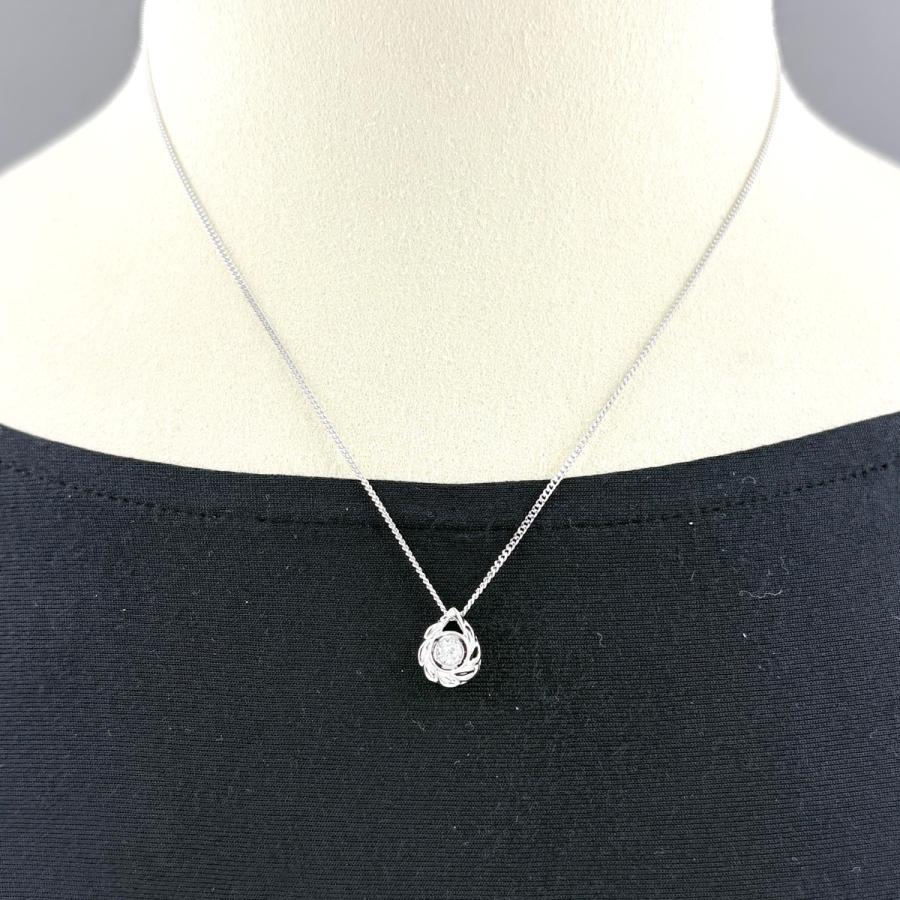 メレダイヤ ネックレス Pt900 Pt850 ダイヤモンド メレダイヤ デザインネックレス プラチナ ペンダント ネックレス Pt900