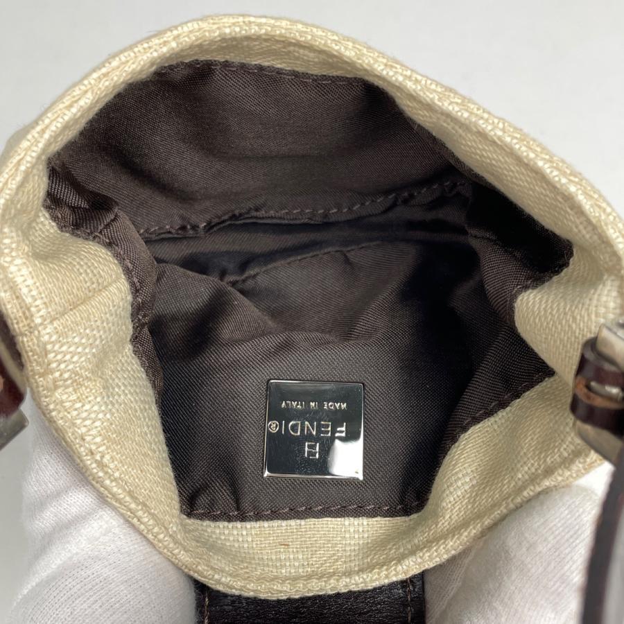 FENDI（フェンディ） ズッカ柄 ミニポーチ ハンドバッグ アクセサリー 