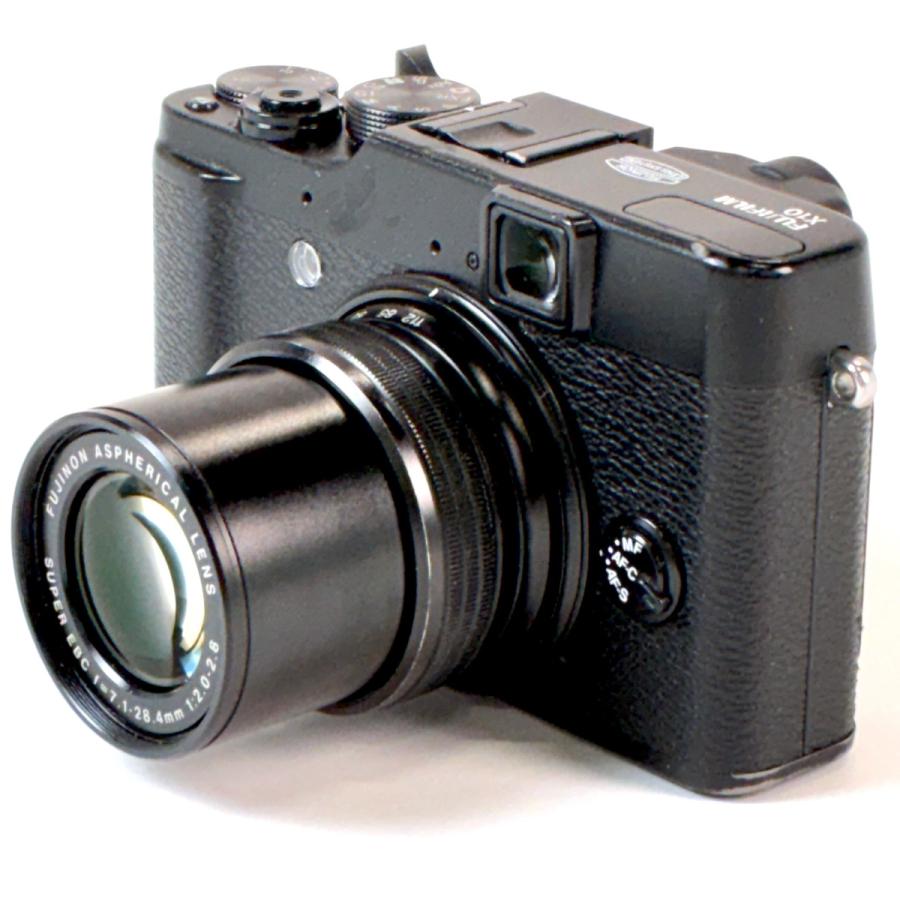 富士フイルム FUJIFILM X10 ブラック コンパクトデジタルカメラ 中古