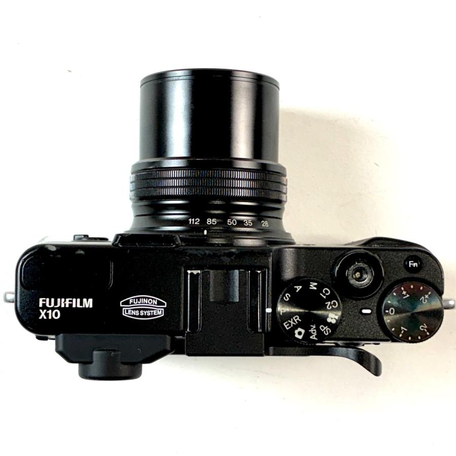 富士フイルム FUJIFILM X10 ブラック コンパクトデジタルカメラ 中古 