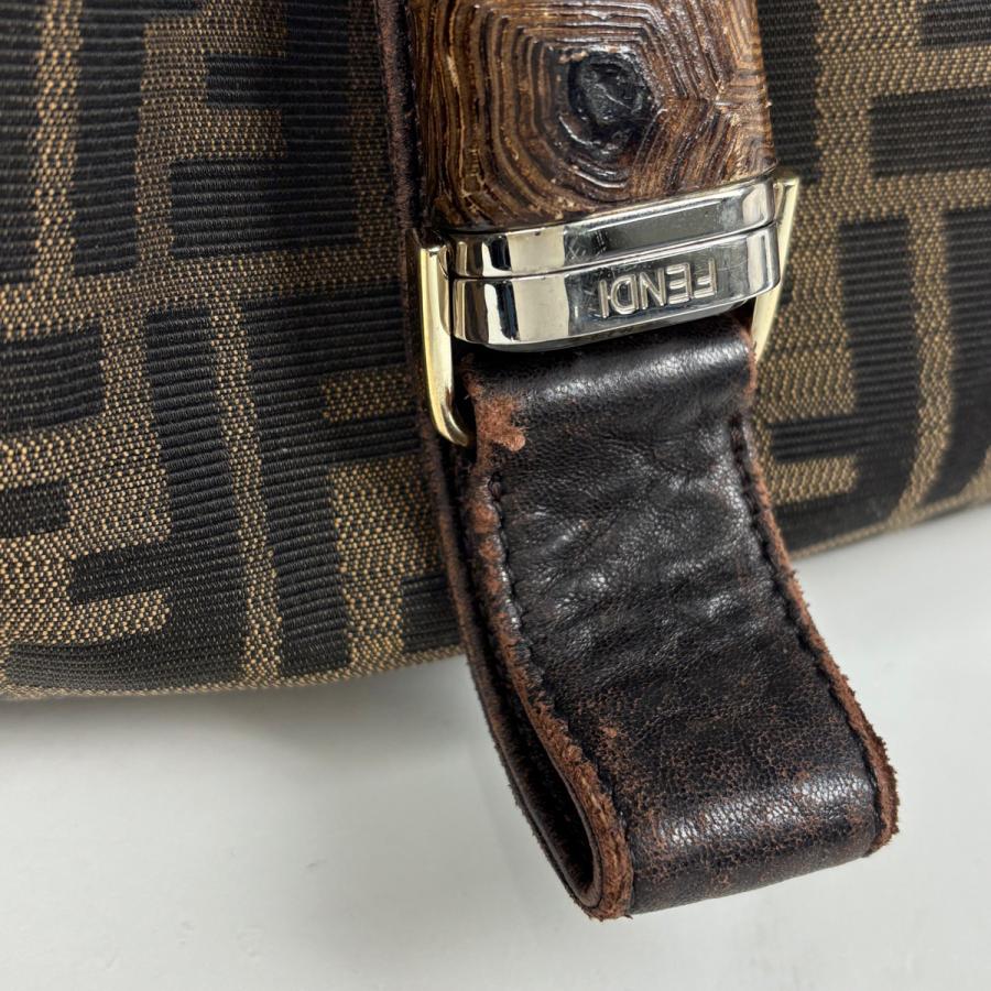 FENDI（フェンディ） ズッカ柄 スパイバッグ ハンドバッグ キャンバス