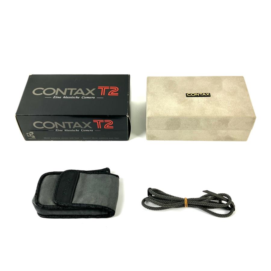 コンタックス CONTAX T2 チタンシルバー フィルム コンパクトカメラ