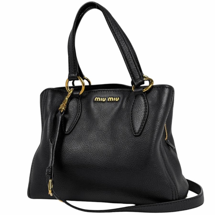 MIUMIU ミュウミュウ　ヴィッテロ　カデナモチーフ　2way ハンドバッグ ミュウ Miu ヴィッテロ カリブ ハンドバッグ 2WAY ショルダーバッグ