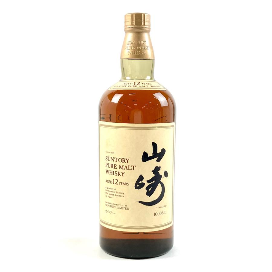 【東京都内限定お届け】 サントリー SUNTORY 山崎 12年 ピュアモルト 向獅子 1000ml 国産ウイスキー 【中古】 東京都内限定お届け サントリー SUNTORY 山崎 12年 ピュアモルト 向