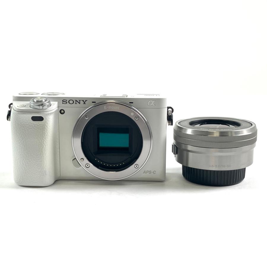ソニー SONY α6000 パワーズームレンズキット ILCE-6000L W ホワイト 