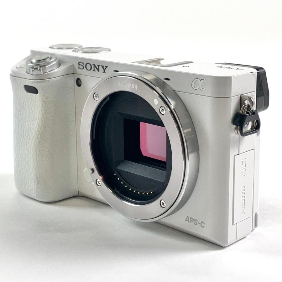 ソニー SONY α6000 パワーズームレンズキット ILCE-6000L W ホワイト 