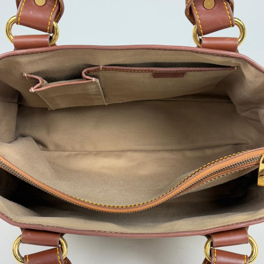 CELINE（セリーヌ） ブギーバッグ マカダム柄 ハンドバッグ キャンバス