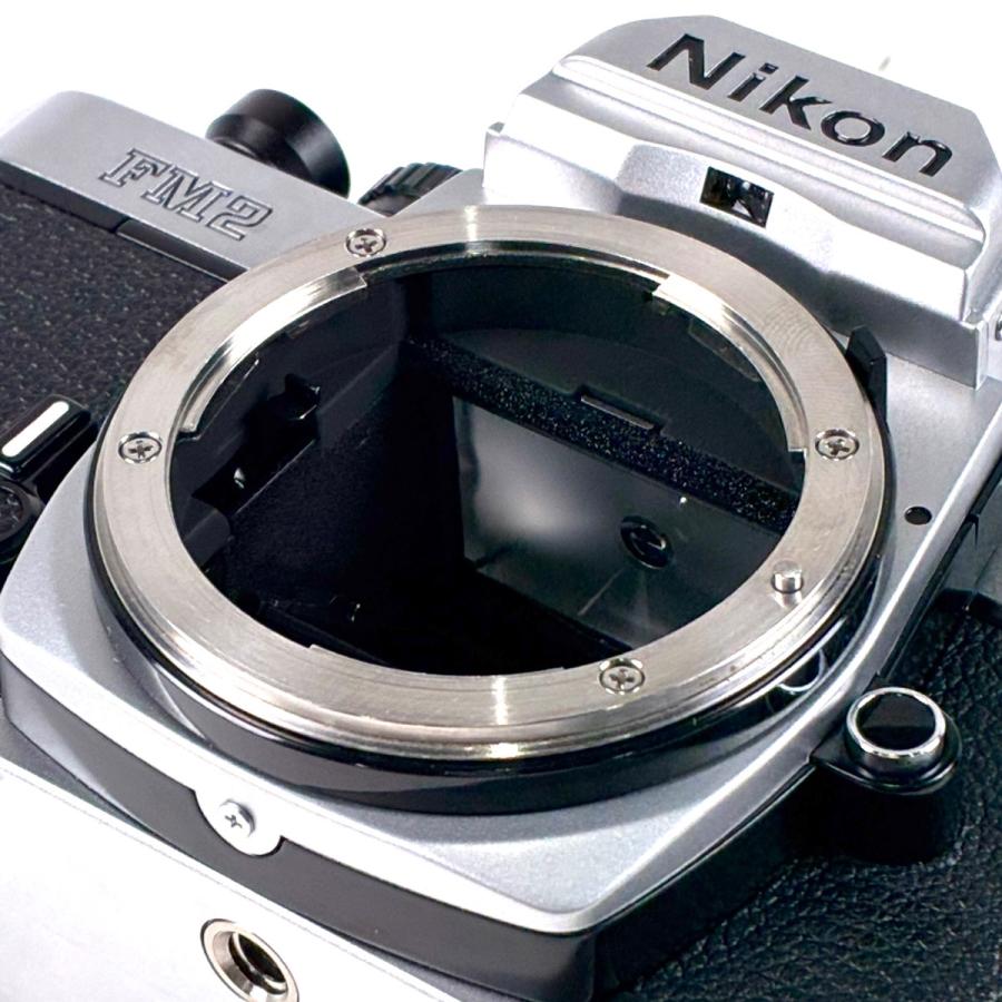 ニコン Nikon NEW FM2 シルバー ボディ フィルム マニュアルフォーカス 一眼レフカメラ 中古