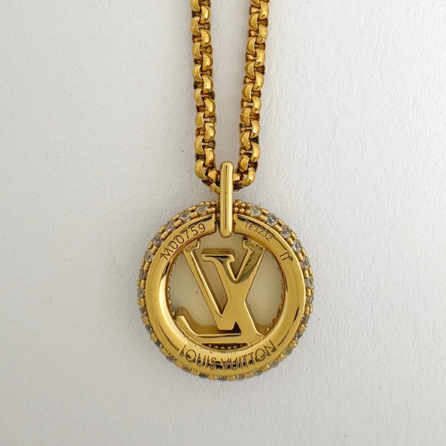 LVロゴ ストーン付きネックレス 楽天市場】LOUIS VUITTON ルイヴィトン LVロゴ ラインストーン