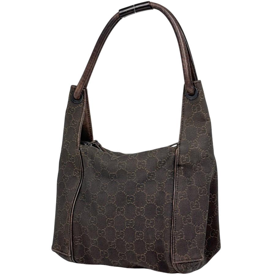 美品✨GUCCI GG柄 ブラウン ハンドバッグ 総柄 キャンバス GUCCI（グッチ） GUCCI GG柄 ハンドバッグ GGキャンバス ブラウン